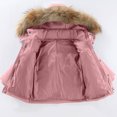 thumbnail image 6 of Meresysid Toddler Boys Girls Snowsuit Bib Snow Pants Winter Outfit Coat Sets Beige, 6 of 8