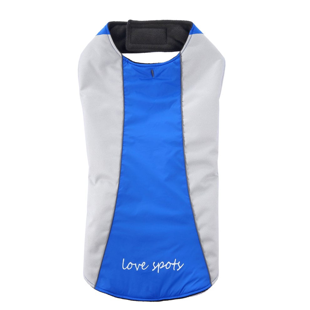 Dog Jacket Dog Vest Windproof with High Neckline Collar for Medium