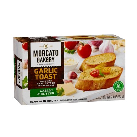 Walmart Grocery Mercato Bakery Garlic Butter Toast 12 4 Oz