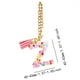 thumbnail image 3 of ¡Gran oferta! Accesorios con dijes de letras para 1 Uds. Lindo llavero con inicial, dije con mango para vaso para mujeres y niñas, 3 of 9