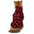 thumbnail image 4 of Dog Hoodie Fashion Check Soft Warm Pet Coats Comfortable Spring Autumn Pets Clothes Outerwears Suitable For Large Medium And Small Dogs, 4 of 6