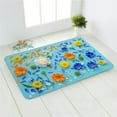 thumbnail image 6 of Flower Anti-Slip Doormat Kitchen Entrance Door Mat Flannel Carpet Doormat Colorful Indoor Floor Mats Rugs, 6 of 6