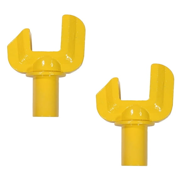 2 Pack 2" Wide Opening Short Tapered Towing Axle Fork for Heavy-duty Towing Trucks and Wreckers and Use for Lifting Automotive and Industrial Equipment