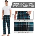 thumbnail image 5 of FELEMO Men's Pajama Pant Comfy Soft Lounge Plaid Sleep Pants, M-XXL, 5 of 7