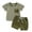 Green toddler boys outfits CVD3, variant on KEXE Baby Outfits Boy Baby Boy Clothes 18-24 Months Baby Boy Clothes Toddler Summer Outfit Short Sleeve T-Shirt Tee Tops Joggers Casual Shorts Clothing Set