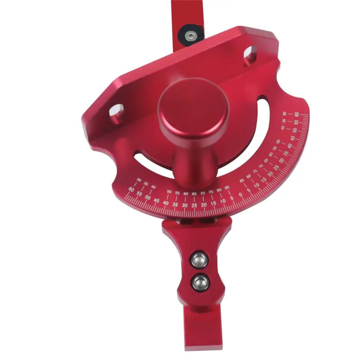 Miter Gauge Fixed Angle Gear Shifting Hole Universal Table Saw Gauge, Miter Saw Protractor With A Standard Slot Bar