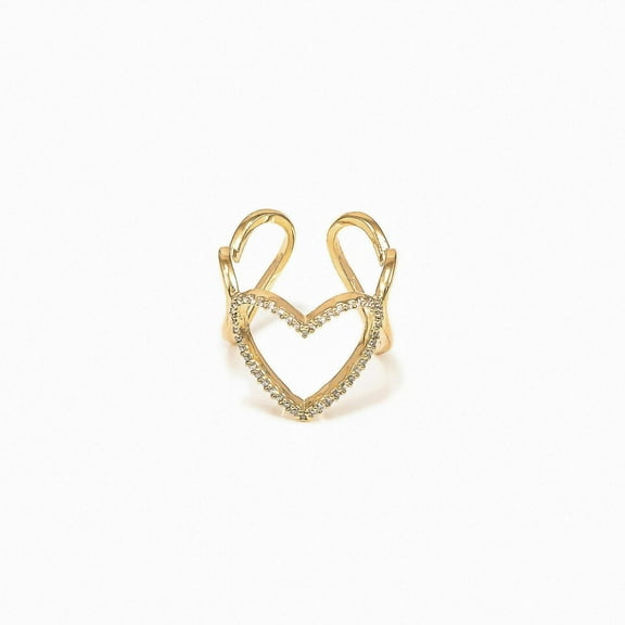 Bearfruit Jewelry Mae Triple Heart Statement Ring