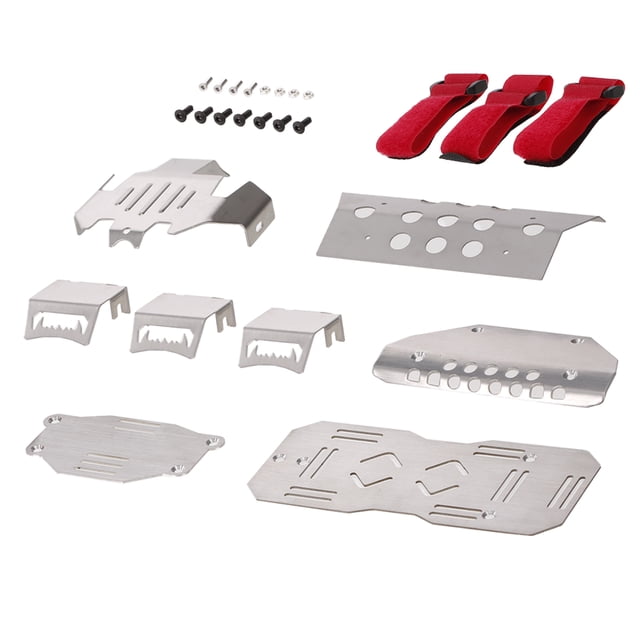 Amdohai Compatible avec Traxxas TRX-6 G63 6X6 RC Crawler 8PCS Châssis Armure Acier Inoxydable Axe