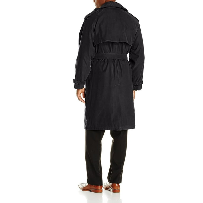 London Fog Men's Iconic Trench Coat, British Khaki, 48L London Fog Men's Iconic Trench Coat, British Khaki, 48L