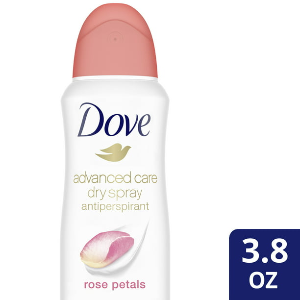 Aanbod zebra jam Dove Advanced Care Dry Spray Antiperspirant Deodorant Rose Petals, 3.8 Oz.  - Walmart.com