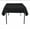 Black, variant on 60"x 60 inch Square Overlay Tablecloth 100% polyester Wholesale Wedding party", (Color: Black)