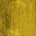 thumbnail image 1 of Ahgly Company Machine Washable Indoor Square Oriental Yellow Industrial Area Rugs, 3' Square, 1 of 4