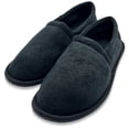 thumbnail image 4 of SLM Men's House Slippers Terry Bedroom Slip On Shoes, 4 of 4