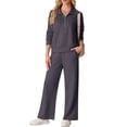 thumbnail image 6 of Cueply 2 Piece Sets for Women Outfits Sweatsuits Long Sleeve Sweatshirts Sweatpant Lounge Set with Pockets, 6 of 8