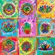 thumbnail image 2 of Cuadros Decorativos Pintura de diamante abstracto Rhinestone Taladro cuadrado completo para la decoración de la habitación (CK177) Ehuebsd embutido en tela, 2 of 9