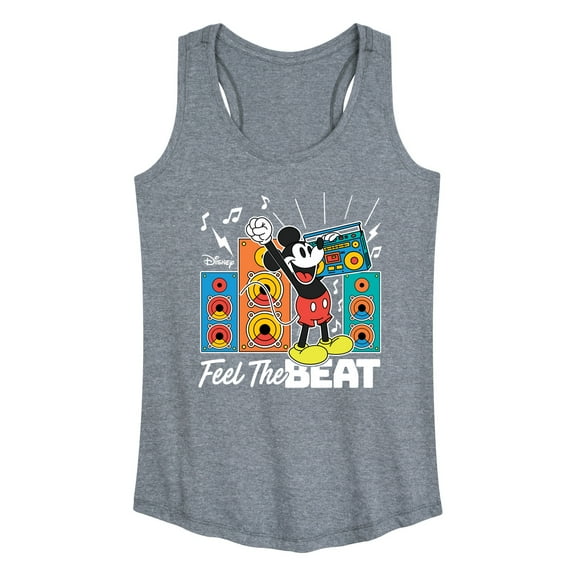 Disney - Mickey Feel The Beat - Women's Racerback Tank Top