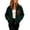 Green women fleece lined jacket a1, variant on Bzdzmqm Womens Fall Winter Fleece Lined Zip Up Jackets for Women Casual Collared Long Sleeve Warm Outerwear Solid Basic Coat for Daily Wear, Green M