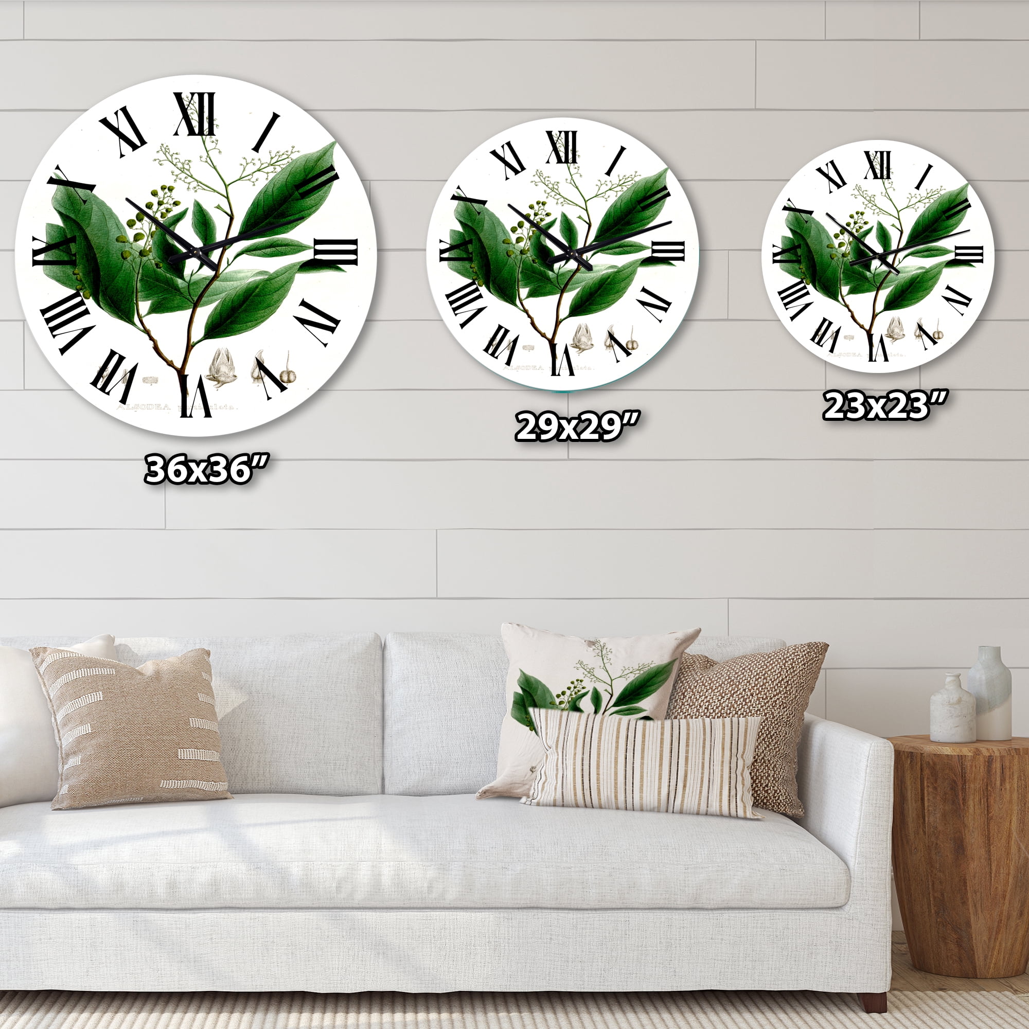 Designart 1 in Quartz Traditional Wall Clock