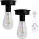 thumbnail image 5 of Solar Light Bulbs, 2 Pack Outdoor Waterproof 3.4Inch Warm White Bulbs for Yard Garden Lantern Replacement 26s, 5 of 5