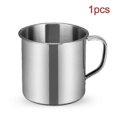 thumbnail image 2 of 6Pcs/Set Double Wall - Comfortable Wider Handle Stainless Steel Coffee Cup Small Camping Mugs Small Metal Cup Durable Tea Mug Cup for Camping, 2 of 4