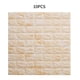 thumbnail image 1 of Papel tapiz 3D Etiqueta de pared de ladrillo Espuma TV Calcomanía de fondo Autoadhesivo Etiqueta adhesiva, 10 piezas, Tipo 3 kenally HA002452-16, 1 of 6