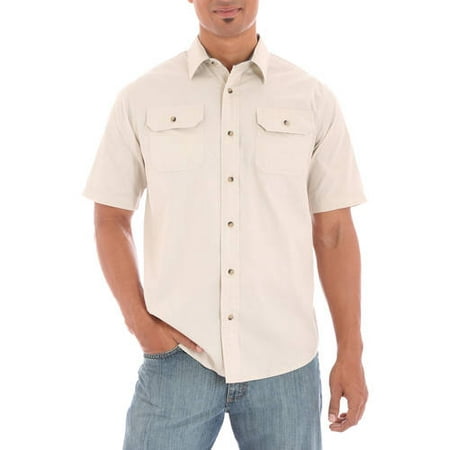 Wrangler - Wrangler Men's Short Sleeve Shirt with Pencil Pocket ...