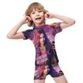 thumbnail image 4 of Descendants Boys Two Piece Rash Guard Swimsuits Kids Short Sleeve Swimwear Sets Bathing Suit, 4 of 7