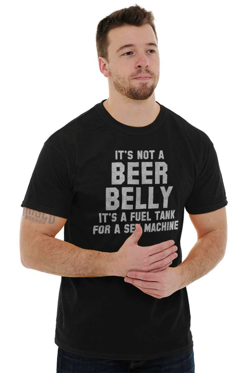 Decrement formel Nikke Crude Drinking Humor Not a Beer Belly Mens Graphic T Shirt Tees Brisco  Brands - Walmart.com