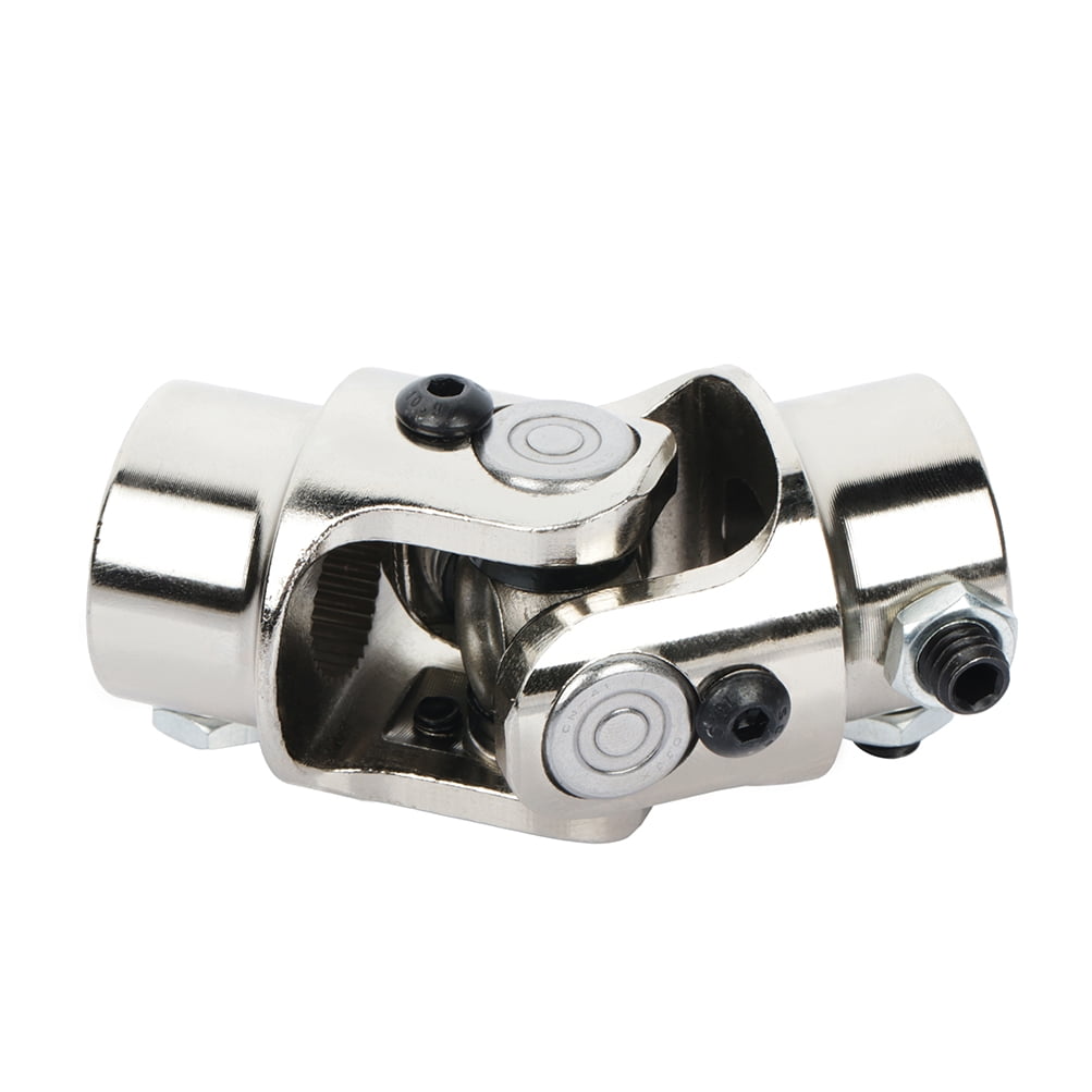 ECCPP Steering Shaft U-Joint 13/16-36 Spline X 3/4" DD Chrome Fits select: 1970-1976 CHEVROLET C10, 1967-1976 CHEVROLET CAMARO