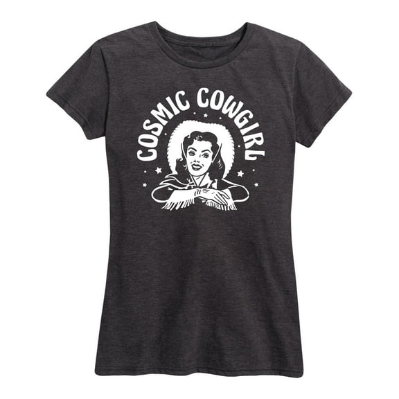 Instant Message - Comic Cowgirl - Women's Short Sleeve Graphic T-Shirt