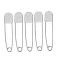 thumbnail image 4 of Raindrops 5Pcs Large Safety Pins Silver Stainless Steel for Laundry Supplies and Outdoor Use, 4 of 7