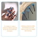 thumbnail image 5 of EeaseMX 8 pinzas laterales para el pelo con diseño de mariposas 3D, accesorios para el cabello, 5 of 7
