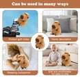 thumbnail image 4 of Hamburguesa de peluche con forma de carpincho con doble pan, funda para palo de golf, 4 of 4