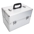 thumbnail image 3 of GoDecor Makeup Train Case Cosmetic Organizer Case with Plastic Trays, 3 of 6