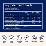 Trace Minerals ConcenTrace Daily Mineral Powder Supports Energy & Digestion - 60 Servings