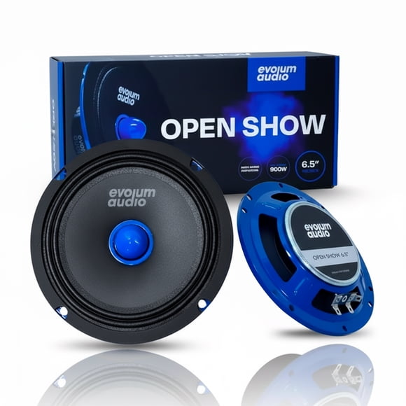 Kit Bocinas Medio Rango 6.5" para Auto - Evolum Audio
