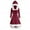 Red, variant on LYXSSBYX Long Sleeve Dresses Hot Sale Clearance Womens Winter Fashion Long Sleeve Patchwork Hooded Vintage Dress Party Dress