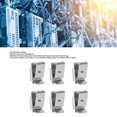 thumbnail image 4 of PV Wire Clip, 304 Stainless Steel Vibration Proof Corrosion Resistance Solar Panel Cable Clip Barb Design Smoothly Edge  for Inverter, 4 of 7