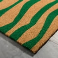 thumbnail image 5 of TOWN & COUNTRY TERRA Ravine Abstract Mountain Outdoor Door Mat, Natural Coir, Heavyweight, Non-Slip Entryway Mat, Green, 18"x30", 5 of 5