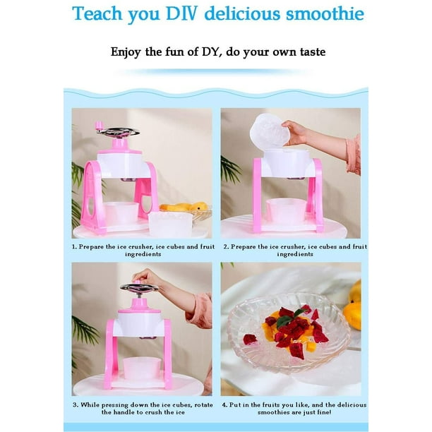 Portable Manual Ice Crushers Household Kitchen Bar Ice Blender Hand Crank  Ice Shaver Shave Ice Machine Smoothie Maker Drink Tool - AliExpress
