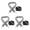 thumbnail image 4 of kurtrusly Replacement Purse Strap Durable And Exquisite Craft Direct Replacement Strap Replacement Adjustable Black and White 3Set, 4 of 6
