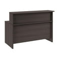 thumbnail image 2 of Arrive 60W x 30D Reception Desk with Shelf in Storm Gray - Engineered Wood, 2 of 10