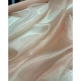 thumbnail image 2 of Sheer Organza Fabric by the Yard for Sewing Fashion Wedding Dress DIY Event Decorations, 60’’ Wide Sparkle Silky Crystal Organza Fabric (Peach, 5 Yard), 2 of 5