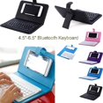 thumbnail image 2 of Funda de teclado de cuero PU portátil Teclado inalámbrico Bluetooth para teléfono celular Android Rosa Placa de panel de antena plana RX de alta ganancia de 5,8 G y 15 DBi con placa de PCB B, 2 of 5