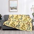 thumbnail image 2 of Fotbe Various Snake Manta de Franela con Estampado, Manta Ultrasuave para Cama, Sofá, Auto, Hipoalergénica y Antibolitas-40"x30", 2 of 6