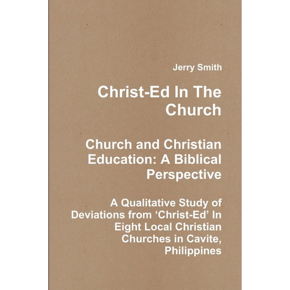Christ-Ed In The Church, (Paperback)