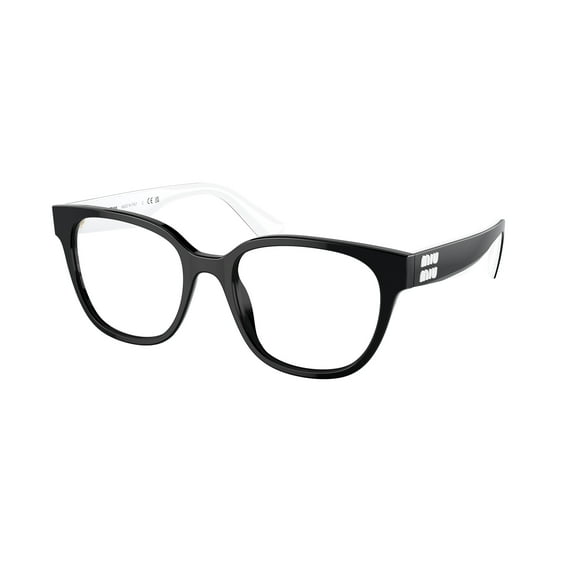 Miu Miu Demo Square Ladies Eyeglasses MU 02VV 10G1O1 52