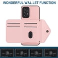 thumbnail image 4 of Allytech Galaxy A53 5G Wallet Case with Hand Wrist, Luxury PU Leather Shockproof RFID Blocking Cards Slots Stand Magnetic Closure Phone Case Cover for Samsung Galaxy A53 5G, Pink, 4 of 8