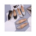 thumbnail image 4 of Funcee Elegant Women Pointed Toe Low Heels Frosted Shoes, 4 of 4
