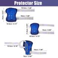 thumbnail image 3 of Motoforti 6pcs Blue Wrist Support Guard Elbow Knee Pads for Cycling Riding Protective Gear, 3 of 7
